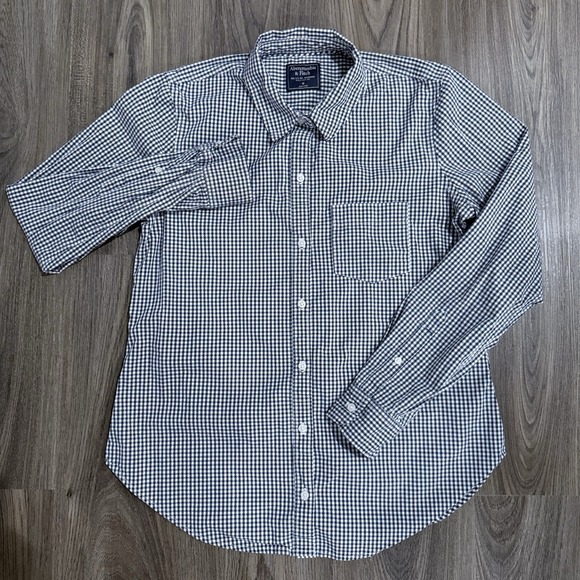 Abercrombie & Fitch Other - ABERCROMBIE & FITCH Mens Black Check Long Sleeve Button Down Medium